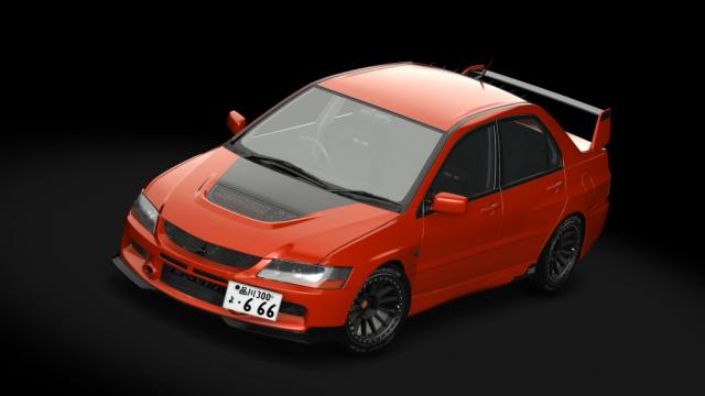 Mitsubishi Evo IX Straight Piped | Redd Tuned для Assetto Corsa