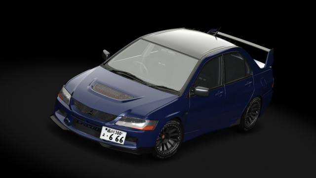 Mitsubishi Evo IX Straight Piped | Redd Tuned для Assetto Corsa