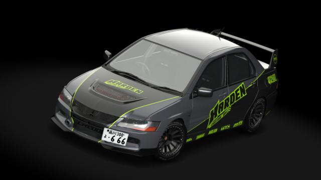 Mitsubishi Evo IX Straight Piped | Redd Tuned для Assetto Corsa