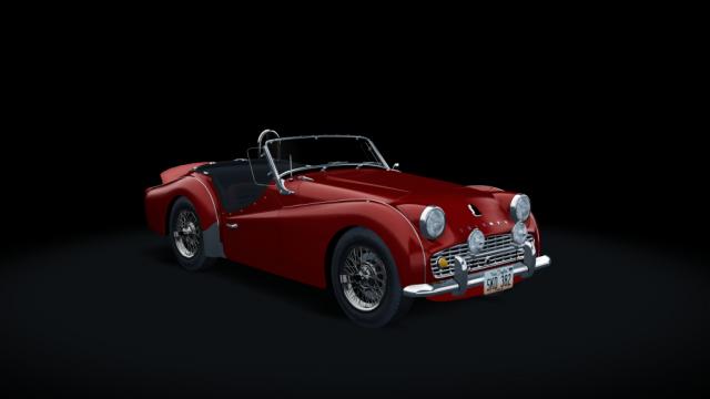 Triumph TR3A для Assetto Corsa