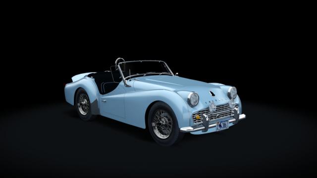 Triumph TR3A для Assetto Corsa