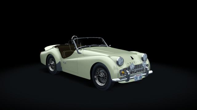 Triumph TR3A для Assetto Corsa
