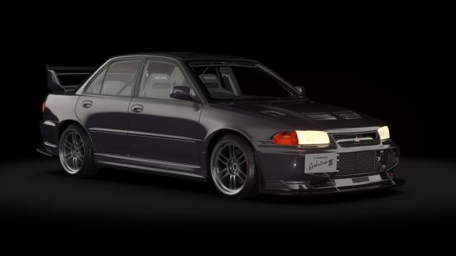 Mitsubishi Lancer Evolution III GSR 1995 (Widebody) для Assetto Corsa