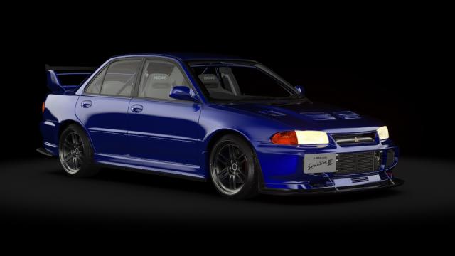 Mitsubishi Lancer Evolution III GSR 1995 (Widebody) для Assetto Corsa
