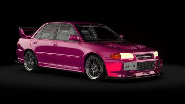 Mitsubishi Lancer Evolution III GSR 1995 (Widebody) для Assetto Corsa