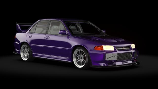 Mitsubishi Lancer Evolution III GSR 1995 (Widebody) для Assetto Corsa