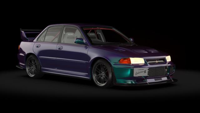Mitsubishi Lancer Evolution III GSR 1995 (Widebody) для Assetto Corsa