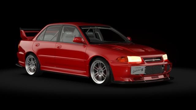 Mitsubishi Lancer Evolution III GSR 1995 (Widebody) для Assetto Corsa