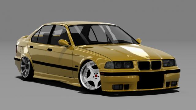 BMW E36 Sedan Team Effort для Assetto Corsa