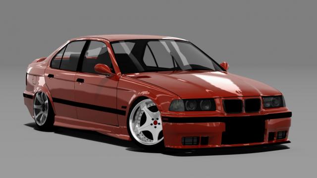 BMW E36 Sedan Team Effort для Assetto Corsa