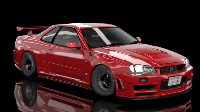 Nissan Skyline GTR R34 V-Spec Drag - Tinko Built - MkElite High Boost Tuned 6 Sec