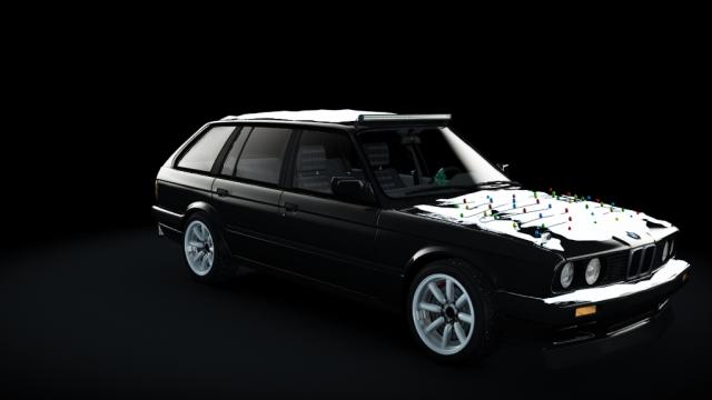 BMW E30 Touring Winter Drift