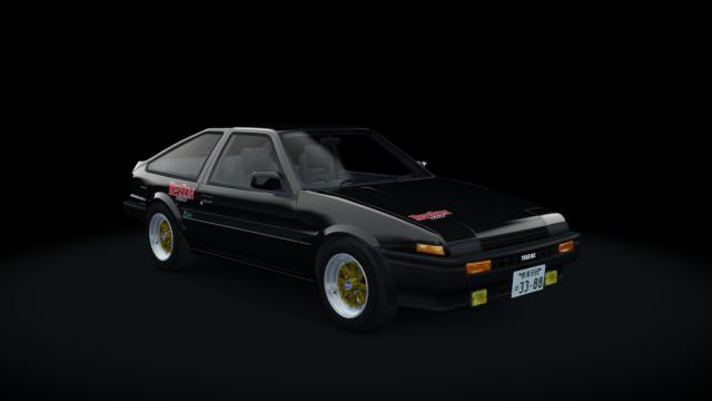 Touge Workshhop Toyota Sprinter Trueno Ae86 Redsun Spec для Assetto Corsa