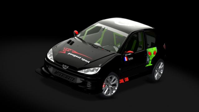 206 Rc_swap V6 turbo для Assetto Corsa