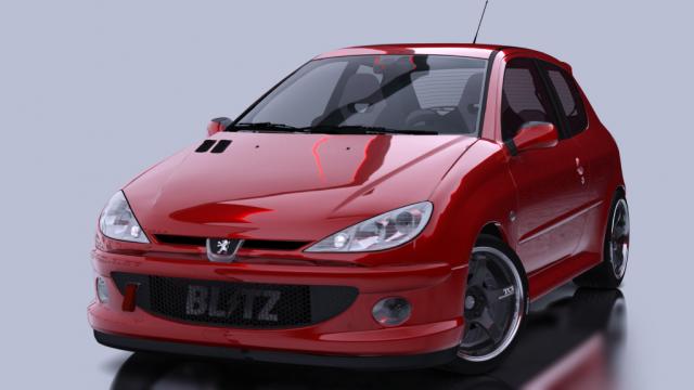 Peugeot 206 RC Street для Assetto Corsa