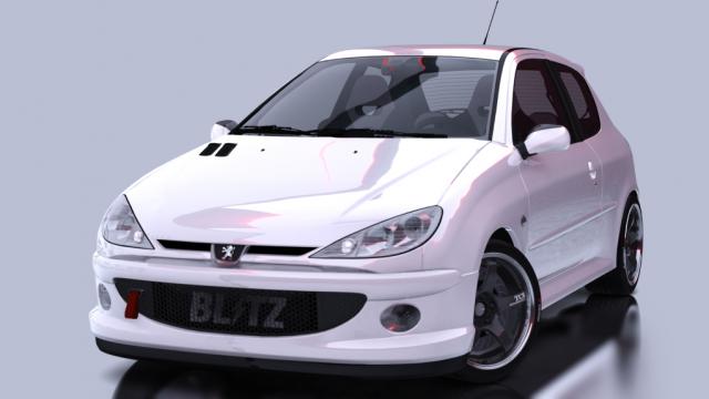 Peugeot 206 RC Street для Assetto Corsa