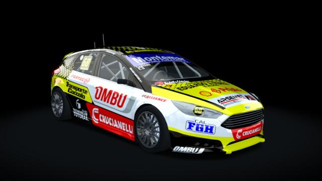 Ford Focus TN Class 3 2018 для Assetto Corsa
