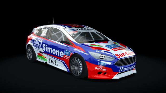 Ford Focus TN Class 3 2018 для Assetto Corsa