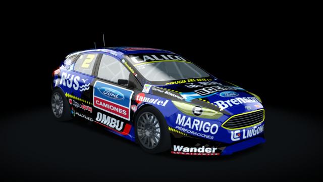 Ford Focus TN Class 3 2018 для Assetto Corsa