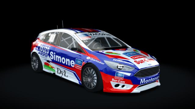 Ford Focus TN Class 3 2018 для Assetto Corsa