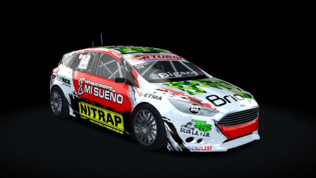 Ford Focus TN Class 3 2018 для Assetto Corsa