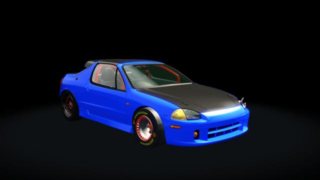 H1 Drag Honda Del Sol for Assetto Corsa