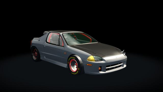 H1 Drag Honda Del Sol for Assetto Corsa