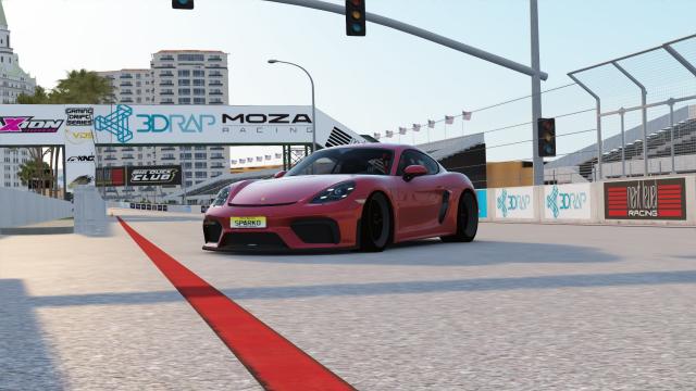 Porsche 718 Cayman GT4 WLW X SPARKO для Assetto Corsa