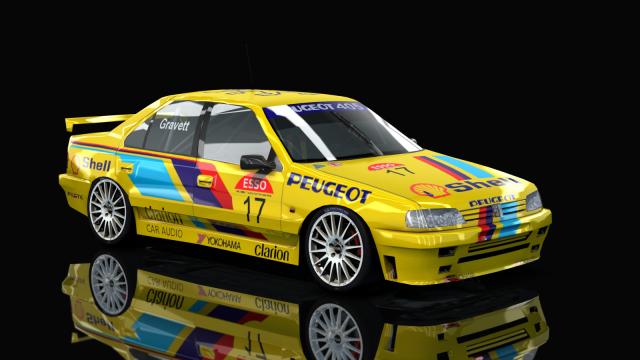 GrA Peugeot 405 Mi16 ST 1992 for Assetto Corsa