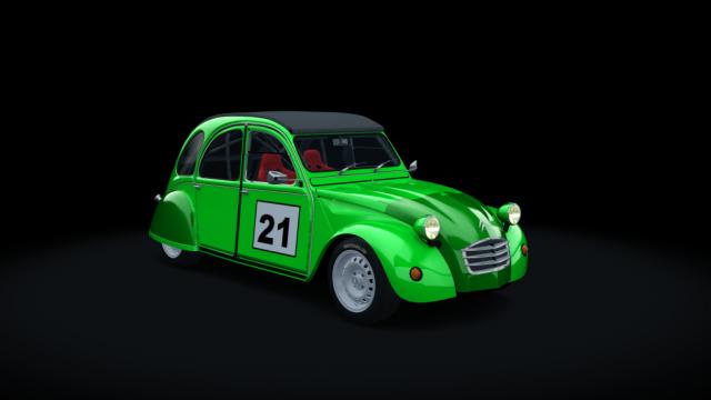 Citroen 2cv 70 race hellie для Assetto Corsa