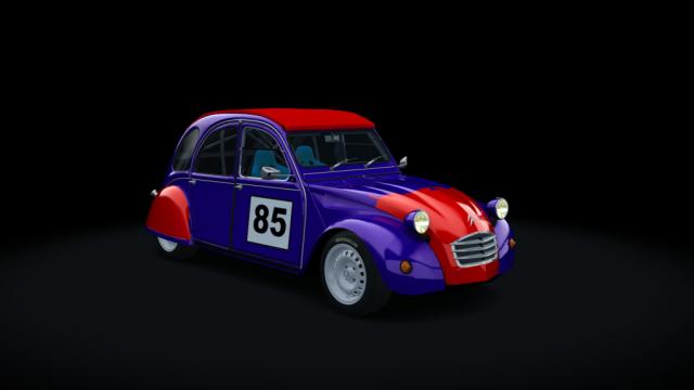 Citroen 2cv 70 race hellie для Assetto Corsa