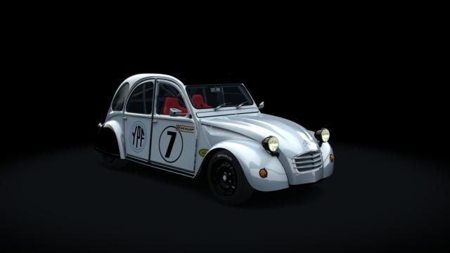 Citroen 2cv 70 race hellie для Assetto Corsa
