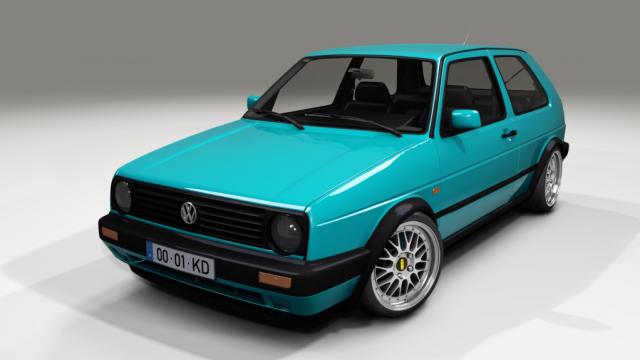 Volkswagen Golf Mk2 GTD Swap 1.9TDi 110HP для Assetto Corsa