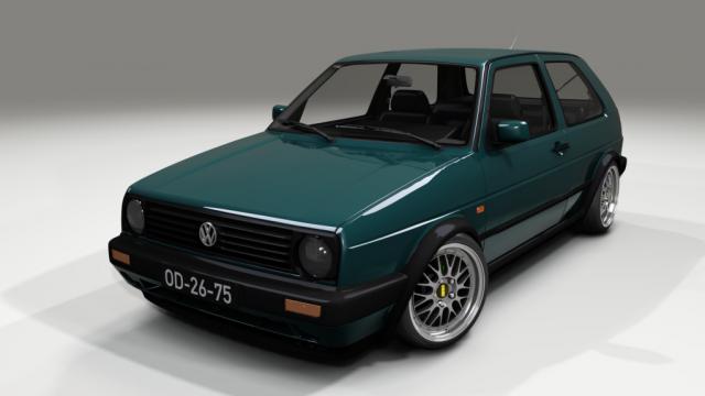 Volkswagen Golf Mk2 GTD Swap 1.9TDi 110HP для Assetto Corsa