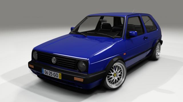 Volkswagen Golf Mk2 GTD Swap 1.9TDi 110HP для Assetto Corsa