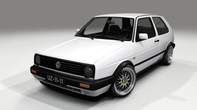 Volkswagen Golf Mk2 GTD Swap 1.9TDi 110HP для Assetto Corsa