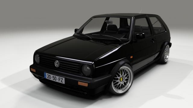Volkswagen Golf Mk2 GTD Swap 1.9TDi 110HP для Assetto Corsa