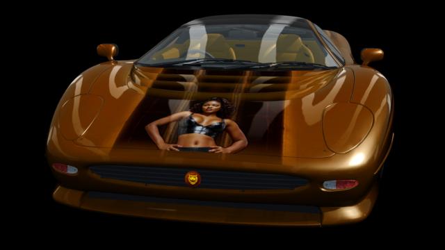 Jaguar XJ220 GlowFish для Assetto Corsa