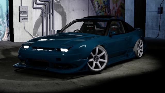 Gusto Nissan 180sx Origin AgreesiveLine for Assetto Corsa
