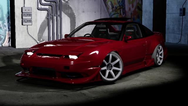 Gusto Nissan 180sx Origin AgreesiveLine for Assetto Corsa