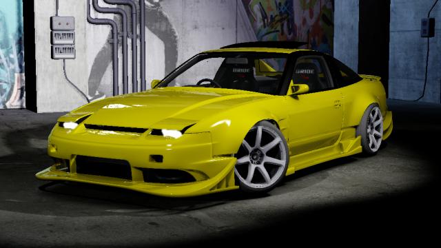 Gusto Nissan 180sx Origin AgreesiveLine for Assetto Corsa