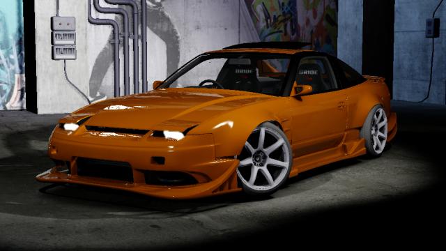 Gusto Nissan 180sx Origin AgreesiveLine for Assetto Corsa