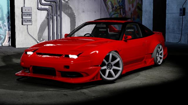 Gusto Nissan 180sx Origin AgreesiveLine for Assetto Corsa