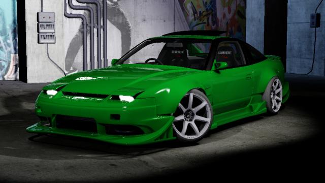 Gusto Nissan 180sx Origin AgreesiveLine for Assetto Corsa