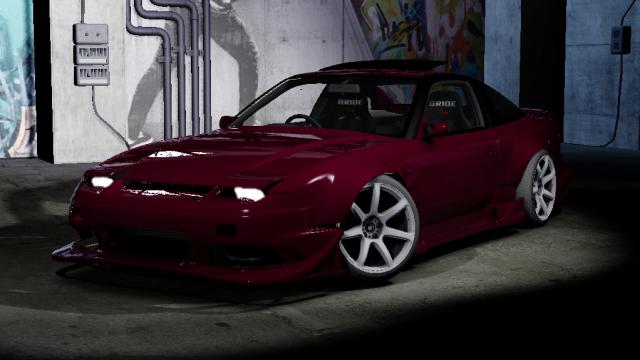 Gusto Nissan 180sx Origin AgreesiveLine for Assetto Corsa