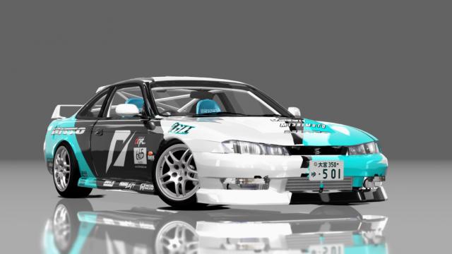 Nissan Silvia s14 kouki MadZ для Assetto Corsa