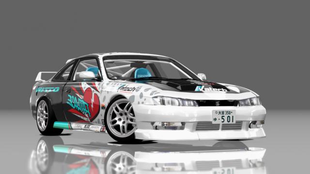 Nissan Silvia s14 kouki MadZ для Assetto Corsa