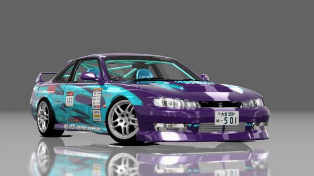 Nissan Silvia s14 kouki MadZ для Assetto Corsa