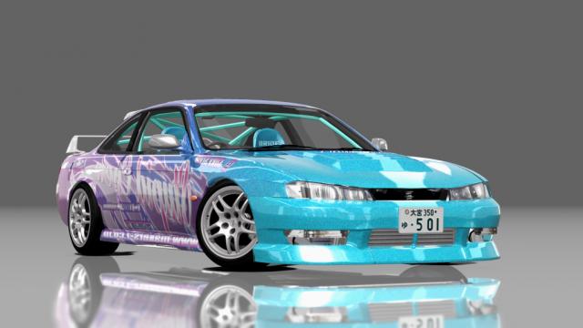 Nissan Silvia s14 kouki MadZ для Assetto Corsa