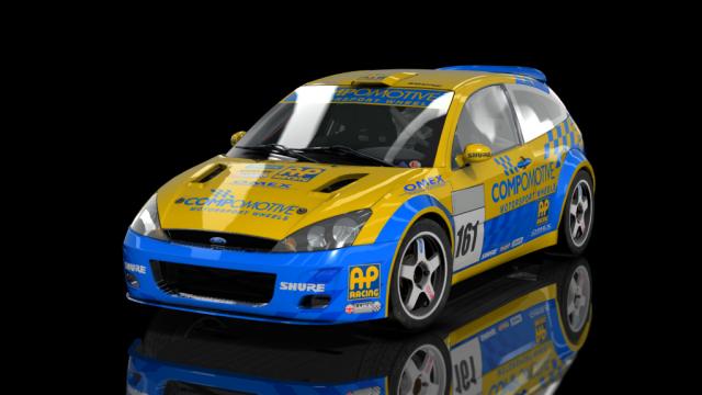 WRC Ford Focus RS 2001 для Assetto Corsa